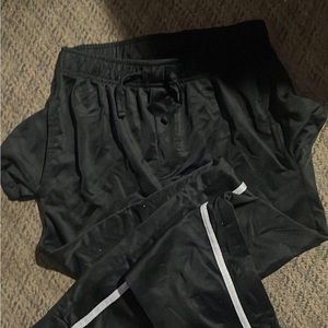 Black rbx white stripped pants